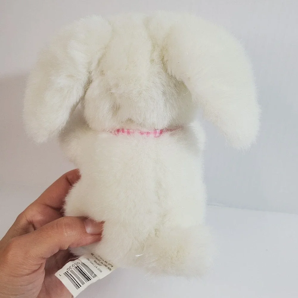 Walmart White Easter Bunny Rabbit Bean Bag Plush‎ Stuffed Animal 7